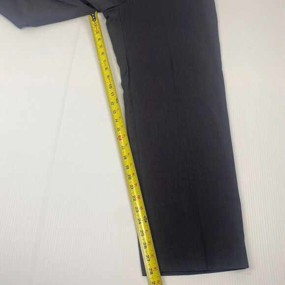 J Ferrar Slim Fit Men's Dress Pants Size 36/30 Gray Slacks Casual Machine Wash - Picture 5 of 14